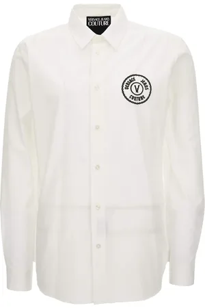 VERSACE Koszule, Mężczyzna, Biały, 2XL, Koszule