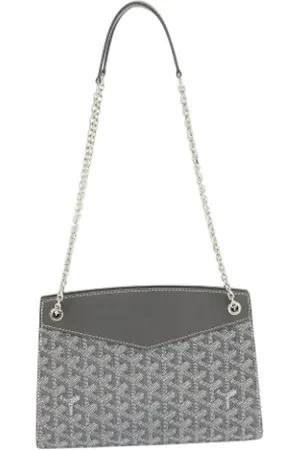 GOYARD Pre-owned, Kobieta, Szary, ONE SIZE, Pre-owned skórzane torby na ramię