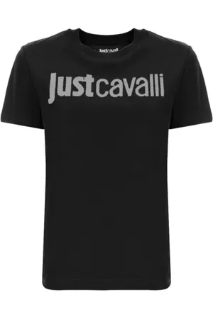 Roberto Cavalli Koszulki, Kobieta, Czarny, M, Koszulki i Polosy