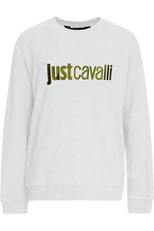 Roberto Cavalli Bluzy, Mężczyzna, Biały, S, Swetry