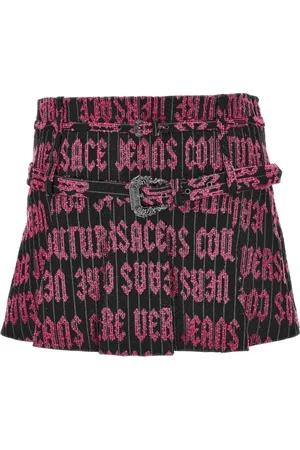 VERSACE Spódnice, Kobieta, Czarny, XS, Spódnice