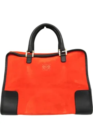 Loewe Pre-owned, Kobieta, Wielobarwność, ONE SIZE, Pre-owned Suede handbags