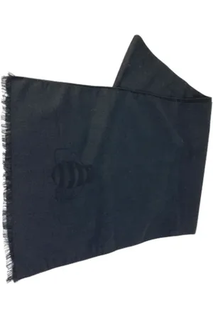 Dior Pre-owned, Kobieta, Czarny, ONE SIZE, Wełna, Pre-owned Wool scarves