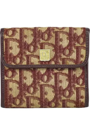 Dior Pre-owned, Kobieta, Czerwony, ONE SIZE, Pre-owned portfele płócienne