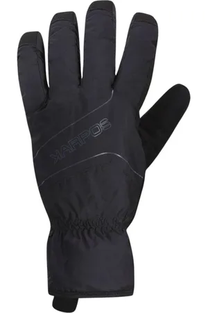 Karpos Akcesoria, unisex, Czarny, XL, Zamsz, Rękawice z nadrukiem silikonowym i wzmocnieniem