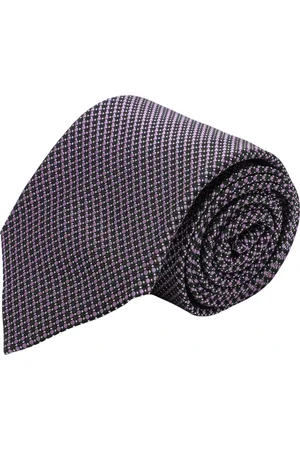 DESTIN Akcesoria, Mężczyzna, Fioletowy, ONE SIZE, Elegancki Jedwabny Krawat