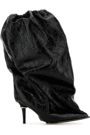 Alexander McQueen Buty, Kobieta, Czarny, 39 EU, Czarne skórzane botki