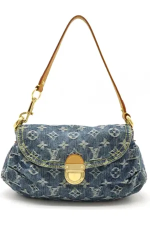 LOUIS VUITTON Pre-owned, Kobieta, Niebieski, ONE SIZE, Denim, Pre-owned Canvas handbags