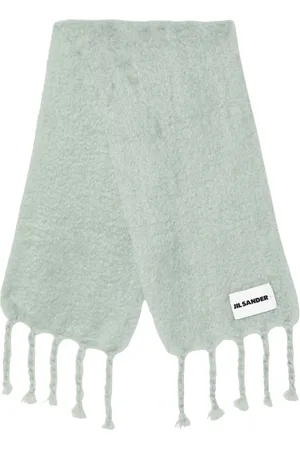 Jil Sander Akcesoria, Mężczyzna, Zielony, ONE SIZE, Stylowy Szalik