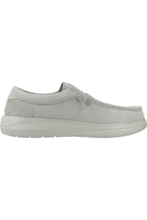 Hey dude Buty, Mężczyzna, Niebieski, 43 EU, Zamsz, Zamszowe Buty na Sznurowadła