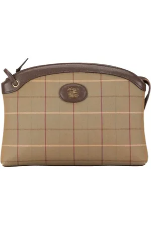 Burberry Pre-owned, Kobieta, brązowy, ONE SIZE, Skóra, Pre-owned Canvas clutches
