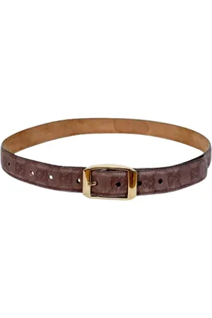 Gucci Pre-owned, Kobieta, brązowy, ONE SIZE, Skóra, Pre-owned Fabric belts
