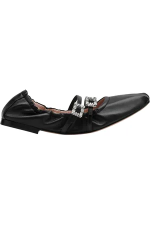 Roger Vivier Buty, Kobieta, Czarny, 40 EU, Baleriny z Punktowym Nosem