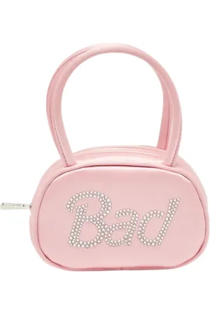 Amina Muaddi Pre-owned, Kobieta, Różowy, ONE SIZE, Pre-owned Satin handbags