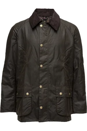 Barbour Kurtki, Mężczyzna, Zielony, L, Bawełna, Kurtka woskowana Ashby