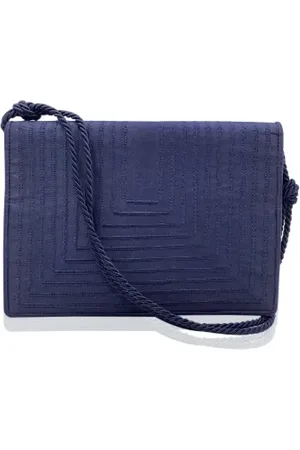 Fendi Pre-owned, Kobieta, Niebieski, ONE SIZE, Pre-owned Satin fendi-bags