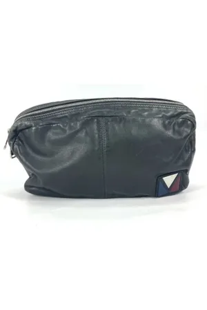 LOUIS VUITTON Pre-owned, Mężczyzna, Szary, ONE SIZE, Skóra, Pre-owned Skórzane torebki