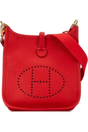 Hermès Pre-owned, Kobieta, Czerwony, ONE SIZE, Skóra, Pre-owned Leather crossbody-bags
