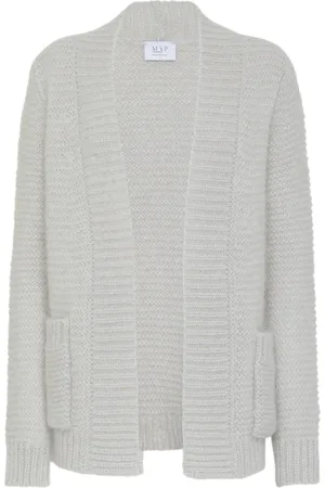 MVP Wardrobe Swetry, Kobieta, Szary, 2XS, Wełna, Baima Cardigan