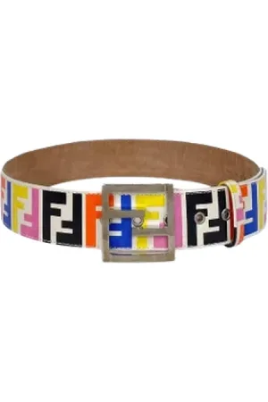 Fendi Pre-owned, Kobieta, Wielobarwność, ONE SIZE, Skóra, Pre-owned Leather belts
