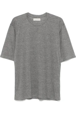 PAURA Koszulki, Mężczyzna, Szary, S, Ciemnoszary Melanż Regular Fit T-Shirt