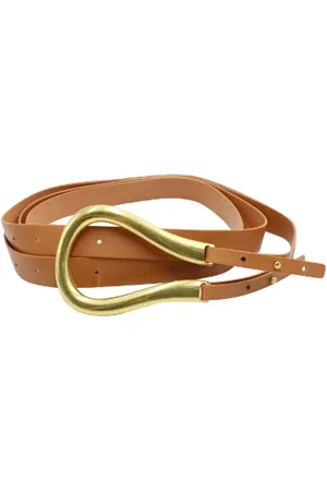 Bottega Veneta Pre-owned, Kobieta, brązowy, ONE SIZE, Skóra, Pre-owned Leather belts