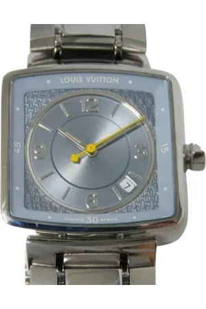 LOUIS VUITTON Pre-owned, Kobieta, Niebieski, ONE SIZE, Pre-owned Stainless Steel watches