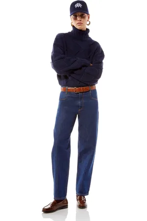 MVP Wardrobe Jeansy, Kobieta, Niebieski, M, Denim, Denny Baggy Denim