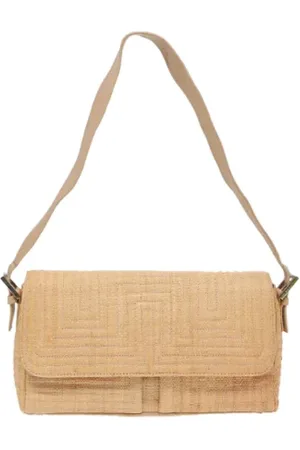 Bally Pre-owned, Kobieta, Beżowy, ONE SIZE, Pre-owned Canvas shoulder-bags