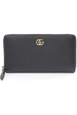 Gucci Pre-owned, Kobieta, Czarny, ONE SIZE, Skóra, Pre-owned skórzane portfele