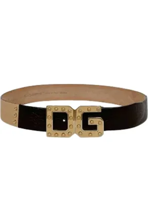 Dolce & Gabbana Pre-owned, Kobieta, Beżowy, ONE SIZE, Skóra, Pre-owned Leather belts