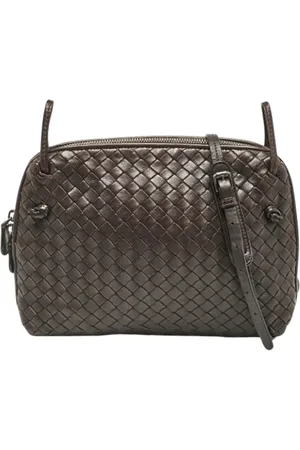 Bottega Veneta Pre-owned, Kobieta, brązowy, ONE SIZE, Pre-owned Leather crossbody-bags