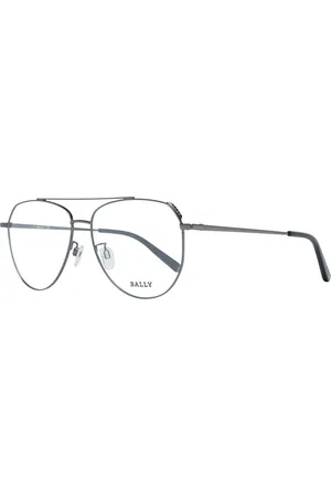Bally Akcesoria, unisex, Szary, ONE SIZE, Len, Gunmetal Metalowe Oprawki Optyczne