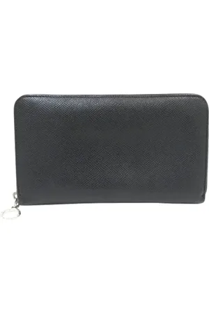 Bvlgari Pre-owned, Kobieta, Czarny, ONE SIZE, Skóra, Pre-owned skórzane portfele