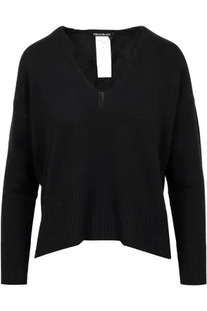 pennyblack Swetry, Kobieta, Czarny, L, Paski Sweter z mieszanki wełny