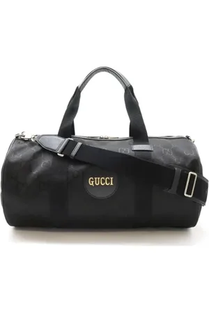 Gucci Pre-owned, Kobieta, Czarny, ONE SIZE, Skóra, Pre-owned Canvas travel-bags
