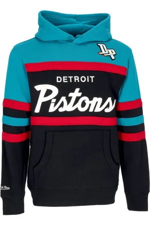 Mitchell & Ness Bluzy, Mężczyzna, Czarny, S, Detroit Pistons NBA Head Coach Hoodie