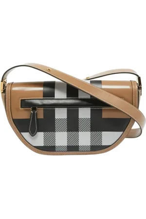 Burberry Pre-owned, Kobieta, Beżowy, ONE SIZE, Pre-owned skórzane torby na ramię