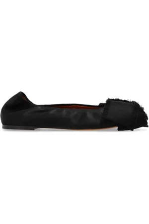 Lanvin Buty, Kobieta, Czarny, 38 EU, Skóra, Satynowe Baleriny