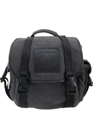 CHANEL Pre-owned, Kobieta, Czarny, ONE SIZE, Pre-owned Canvas backpacks