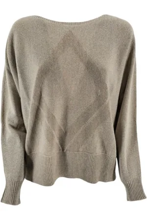 D.EXTERIOR Swetry, Kobieta, brązowy, S, Sweter Lurex Piaskowy