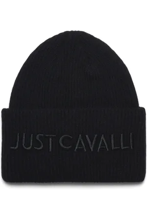 Roberto Cavalli Akcesoria, Kobieta, Czarny, ONE SIZE, Czapki