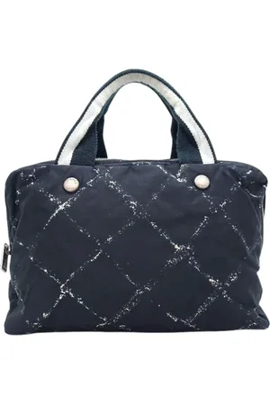 CHANEL Pre-owned, Kobieta, Czarny, ONE SIZE, Nylon, Pre-owned Canvas chanel-bags