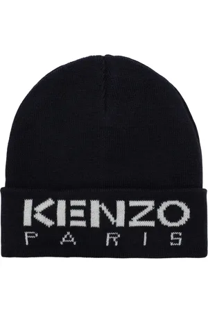 Kenzo Akcesoria, Mężczyzna, Niebieski, S, Stylowa Czapka Beanie