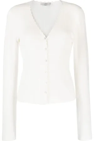 Vince Swetry, Kobieta, Biały, L, Nylon, Cardigans