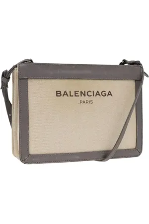 Balenciaga Pre-owned, Kobieta, Beżowy, ONE SIZE, Len, Pre-owned Canvas balenciaga-bags