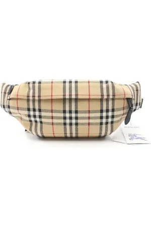 Burberry Pre-owned, Kobieta, Wielobarwność, ONE SIZE, Skóra, Pre-owned Canvas crossbody-bags