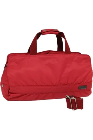 Burberry Pre-owned, Kobieta, Czerwony, ONE SIZE, Nylon, Pre-owned Nylon travel-bags