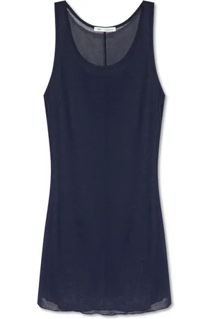 Ami Koszulki, Kobieta, Niebieski, XS, Prążkowany top