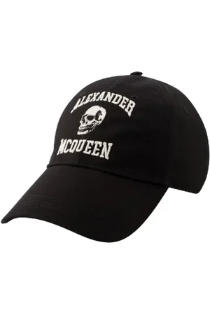 Alexander McQueen Akcesoria, Kobieta, Czarny, ONE SIZE, Bawełna, Cotton hats